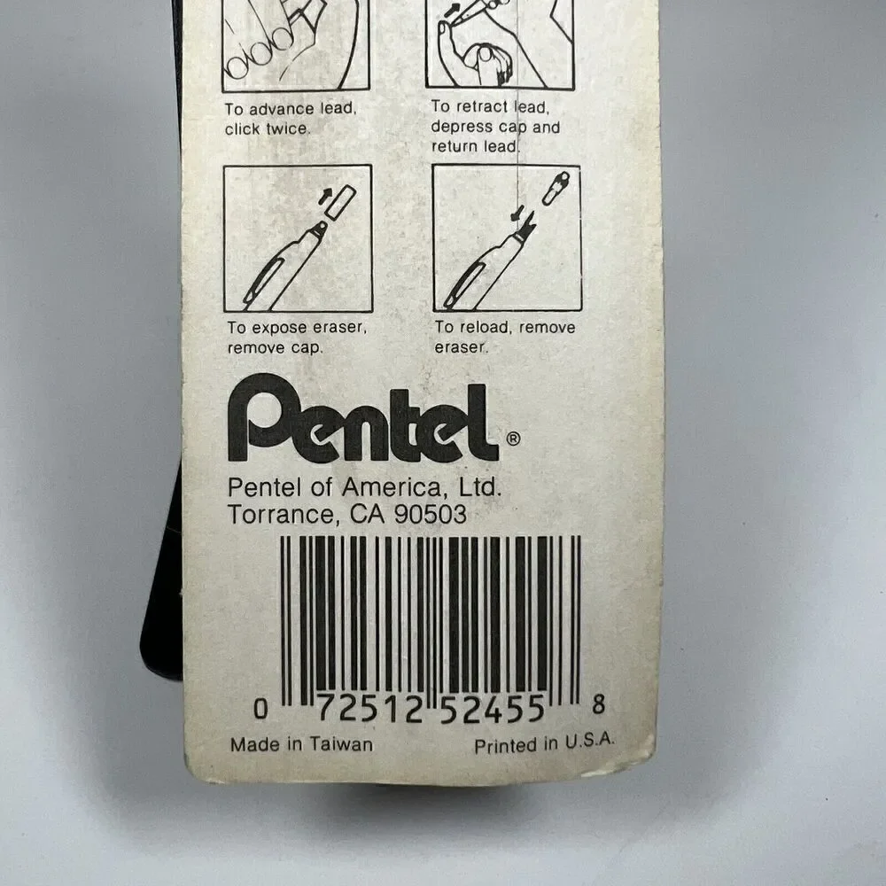 Vintage Pentel Bravo Mechanical Pencil 0.7 Mm